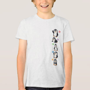 Camiseta Infantil de Amigos Pinguins Fofos — Pingu