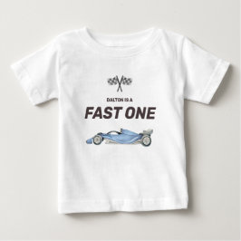 Camiseta Infantil de Aniversário de Um Ano com Car