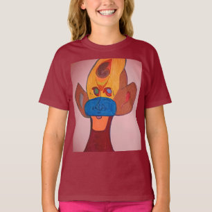 Camiseta Infantil de Arte Animal Futurista
