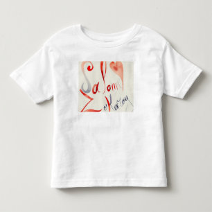 Camiseta Infantil de Arte Bonita e Artística