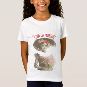 Camiseta Infantil de Arte Viva la Muerte