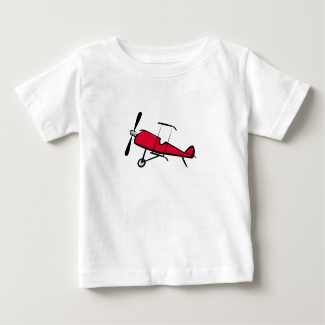 Camiseta Infantil de Avião (Frente)