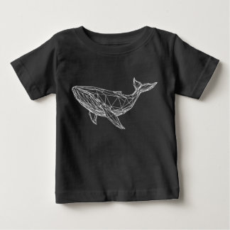 Camiseta Infantil de Baleia Geométrica Legal