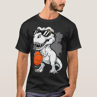 Camiseta Infantil de Basquete Dinossauro Trex Espo