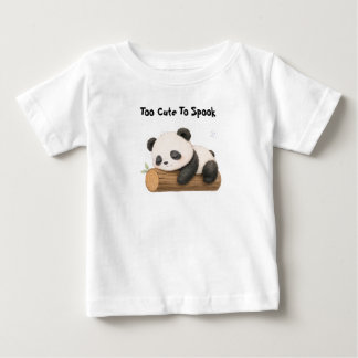 Camiseta Infantil de Bebê Panda Adormecido em Tron