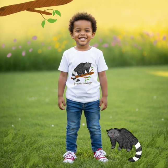 Camiseta Infantil de Binturong Fofo (Criador carregado)