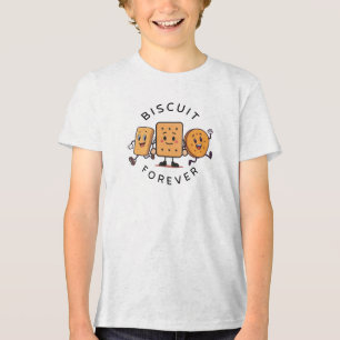 Camiseta Infantil de Biscoitos e Crackers Fofo Cor