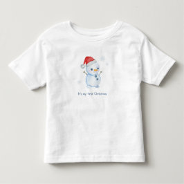 Camiseta Infantil de Boneco de Neve – Férias de In