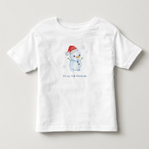 Camiseta Infantil de Boneco de Neve – Férias de In