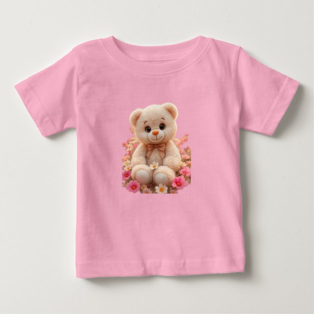 Camiseta Infantil de Cachorro Bombeiro Dalmatiano  (Frente)