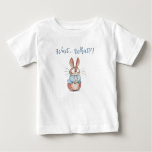 Camiseta Infantil de Coelho Surpreso Fofa • Aquare