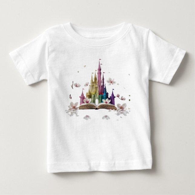 Camiseta Infantil de Conto de Fadas Caprichoso (Frente)