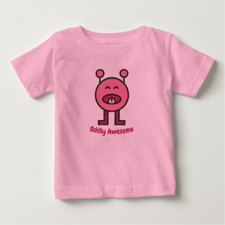 camiseta infantil de desenho animado de monstro fo
