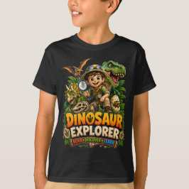 Camiseta Infantil de Dinossauro | Futuro Paleontól