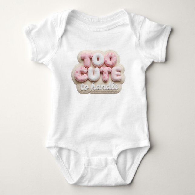Camiseta Infantil de Doces Macios Fofos Demais par (Frente)