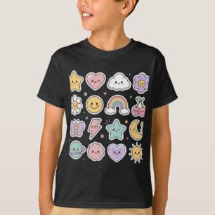 Camiseta Infantil de Emoji Fofos – Carinhas Sorrid