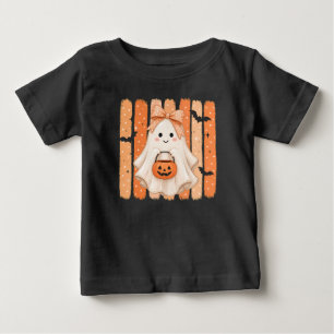 Camiseta Infantil de Fantasma de Halloween Fofo
