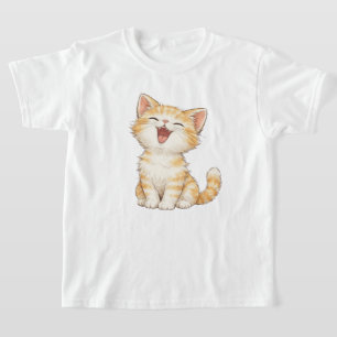 Camiseta Infantil de Gato American Shorthair Fofin