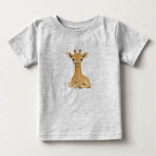 Camiseta Infantil de Girafa