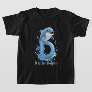 Camiseta Infantil de Golfinho Fofo D é para Golf