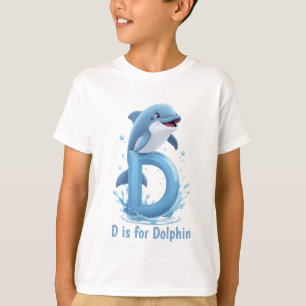 Camiseta Infantil de Golfinho Fofo D é para Golf
