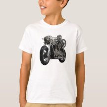 Camiseta infantil de gráficos de motocicleta Gear