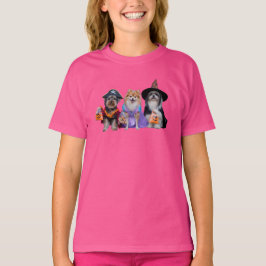 Camiseta Infantil de Halloween de Cachorro Fofo