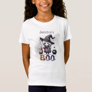 Camiseta Infantil de Halloween Fantasma Boo Feliz