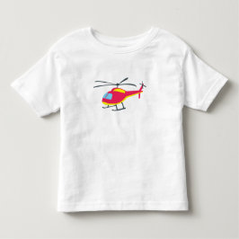 Camiseta infantil de helicóptero voador fofo