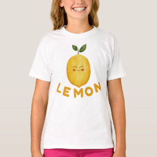 Camiseta Infantil de Limão, Camisa de Frutas Fofa