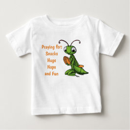 Camiseta infantil de Mantide Religiosa de desenho