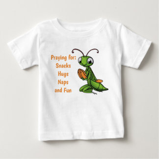 Camiseta infantil de Mantide Religiosa de desenho 
