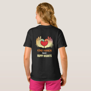 Camiseta Infantil de Mão Impressa com Sorriso Colo