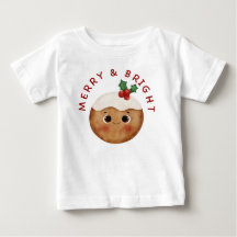 Camiseta infantil de Natal fofo e alegre