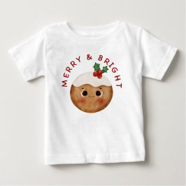 Camiseta infantil de Natal fofo e alegre