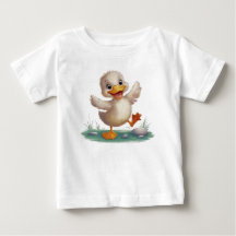 Camiseta Infantil de Pato Fofo