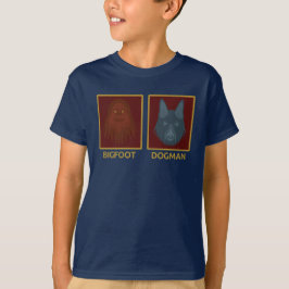 Camiseta Infantil de Pé-Grande e Dogman