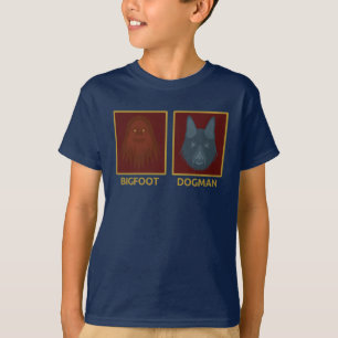 Camiseta Infantil de Pé-Grande e Dogman