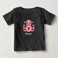 Camiseta Infantil de Polvo Fofo | O é para o Polvo