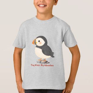 Camiseta Infantil de Puffim Fofa