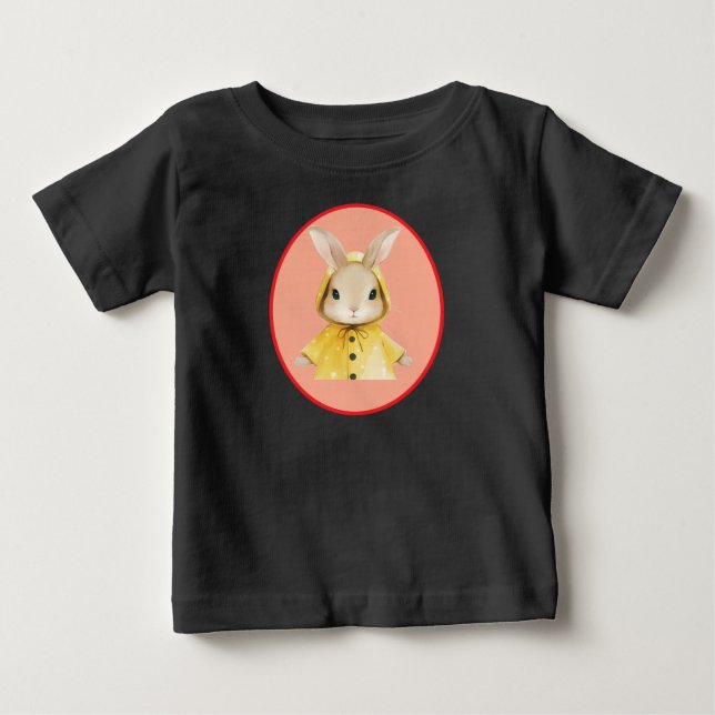 Camiseta Infantil de Rato de Desenho Fofo (Frente)
