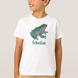 Camiseta Infantil de Sapo personalizável para Meni