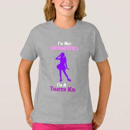 Camiseta Infantil de Teatro Feminina