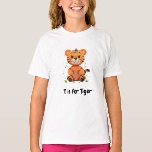 Camiseta Infantil de Tigre Fofo T é de Tigre Alf
