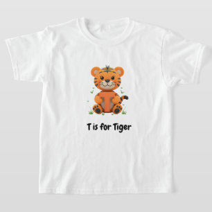 Camiseta Infantil de Tigre Fofo T é de Tigre Alf
