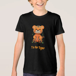 Camiseta Infantil de Tigre Fofo   T é para Tigre A