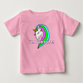 Camiseta infantil de unicórnio arco-íris fofa