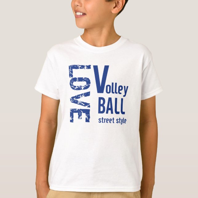 Camiseta Infantil de Volei Amor Unisex (Frente)