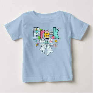 Camiseta infantil de volta à escola para Pré-Escol