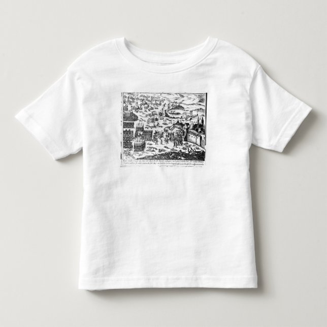 Camiseta Infantil Defenestration de Praga, 1618 (Frente)